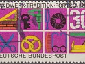 Germany 1968 Works 30 Pfennig Multicolor Scott 981. Alemania 1968 981. Uploaded by susofe